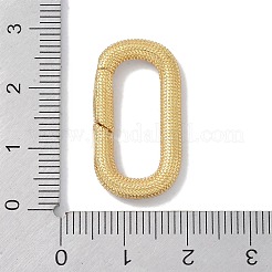 Gestellware Messing Micro Pave Zirkonia Twister Spangen&nbsp;KK-NH0002-19G-01