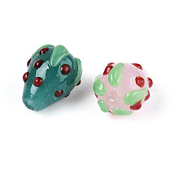 Cuentas irregulares hechas a mano hechas con lampwork&nbsp;LAMP-N033-02