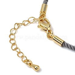 Fabrication de bracelets avec cordon en nylon rond torsadé de 2 mm&nbsp;MAK-F038-A28