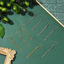 Gancio per orecchini in acciaio inossidabile 304&nbsp;EJEW-YW00016-01
