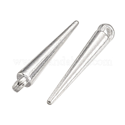 Tibetischer stil Aluminium Anhänger & Charms&nbsp;TIBEP-2N48254-S-FF
