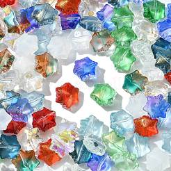 100pcs 9 Farben transparente Glasperlen&nbsp;GLAA-CJ0002-53