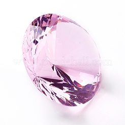 Diamantförmiger Briefbeschwerer aus K9-Glaskristall&nbsp;LS-GLAA-WH0015-55