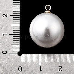 Pendentifs en plastique imitation perle ABS&nbsp;FIND-H052-01J-04KCG
