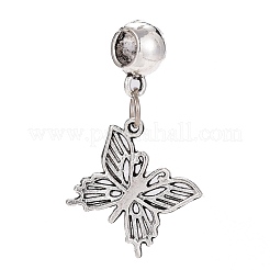 Tibetische Legierung europäische baumelnde Charms&nbsp;PALLOY-H170-08AS