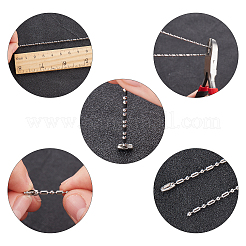 DIY-Sets zur Herstellung von Halsketten aus Edelstahl 304&nbsp;DIY-UN0001-98P