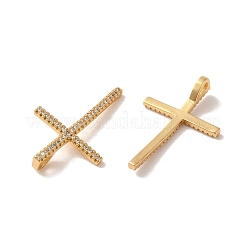 Ottone micro spianare pendenti zirconi&nbsp;LS-ZIRC-G146-19G-RS
