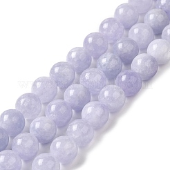 Naturales teñidos abalorios de jade blanco hebras&nbsp;G-M402-C03-06