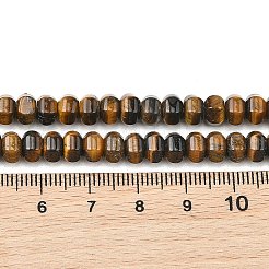 Natürlichen Tigerauge Perlen Stränge&nbsp;G-G458-C01-4x6mm
