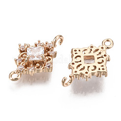 Connettori in ottone micro pavimentato in zirconia cubica&nbsp;X-KK-R111-014-B01