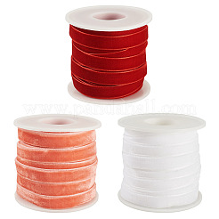 Ruban de velours simple face 30 yards 3 couleurs&nbsp;SRIB-TA0001-33A