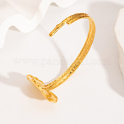 Elegantes brazaletes de acero inoxidable 304 para mujer&nbsp;KV9990