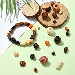480 Stück Naturholzperlen&nbsp;WOOD-YW0001-16