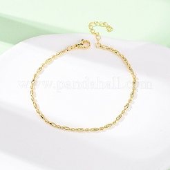 Messing-Gliederkettenarmbänder für Frauen&nbsp;BJEW-C140-01G