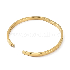 Juego de 3 pulsera ranurada de acero inoxidable 304 de 3 colores&nbsp;BJEW-F464-03