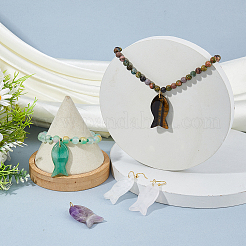 5 Stück natürliche Edelsteinanhänger&nbsp;PALLOY-FH00190