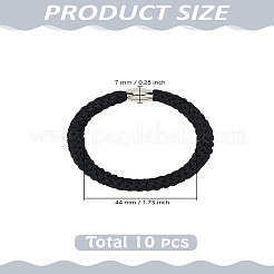 10 Stück Haarschmuck aus Polyestergummi&nbsp;OHAR-LP0004-34