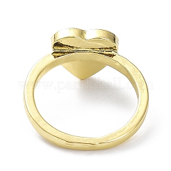 Fingerringe aus Emaille mit Herz&nbsp;LS-RJEW-Z008-22LG
