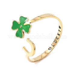 Anillos abiertos de puño esmaltados de acero inoxidable 304&nbsp;SA-CBA5609-01G