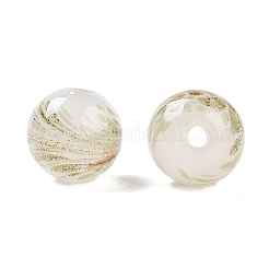 Perline murano con sabbia d'oro fatto a mano&nbsp;LAMP-T023-04C-02