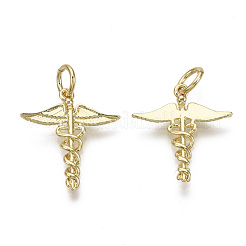 Messing Anhänger & Charms&nbsp;KK-R133-053G-NF