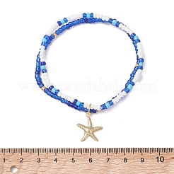 Set di 3 braccialetti con ciondoli in lega oceanica&nbsp;BJEW-MZ00338