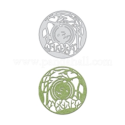 Halloween Kohlenstoffstahl Schneidwerkzeuge Schablonen&nbsp;DIY-WH0170-060