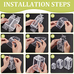 36 boîte en PVC transparente de 3 styles&nbsp;CON-BC0007-45