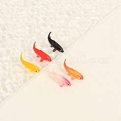 40 pièce de 10 styles de décorations d'affichage de poisson imitation PVC&nbsp;DIY-CN0003-64