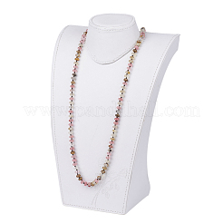 Natürliche Wassermelone Haut Perlen Multi-Use-Halsketten / Wrap Armbänder&nbsp;NJEW-K095-B07