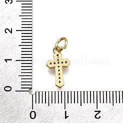 Pendentifs avec zircon cubiques à micro-pavés en laiton&nbsp;LS-KK-Z100-39G-04