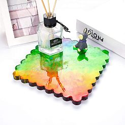 Gewellte Cup Pad Silikonformen&nbsp;DIY-OC0002-04