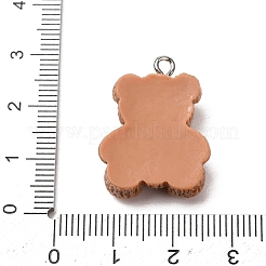 Pendentifs en résine opaque à thème animalier&nbsp;RE-CBA6A90-07P-05