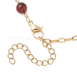 Gliederarmbänder aus natürlichen Bernsteinperlen&nbsp;BJEW-JB13484-02