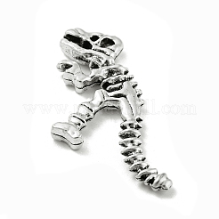 Tibetischer stil Aluminium Anhänger & Charms&nbsp;TIBE-Q098-08B