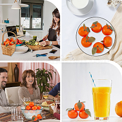 Mini-Schaumimitat orange&nbsp;DJEW-CN0001-30A