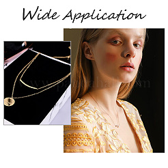 Collar de cadena de cable de acero inoxidable 304&nbsp;NJEW-UN0001-06