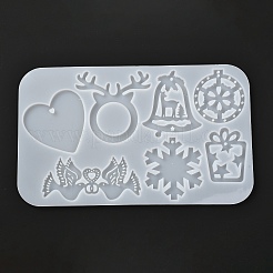 Moldes de silicona llavero diy tema navideño&nbsp;DIY-I057-01
