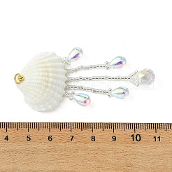 Naturales shell colgantes grandes&nbsp;PALLOY-MZ01363-03