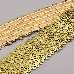 Passamanerie elastiche in paillettes di poliestere da 10 metro&nbsp;OCOR-WH0090-014A