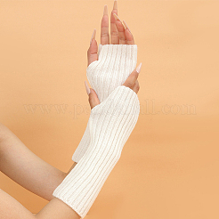 3 Paar fingerlose Strickhandschuhe aus Acrylfasergarn&nbsp;AJEW-DJ0001-59A