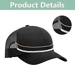 8 pieza de cadena para gorra de béisbol de hierro y acero inoxidable 304&nbsp;HJEW-DC00071