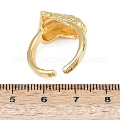 Manschettenringe aus Messing mit Ozeanmotiv&nbsp;RJEW-C135-01G-04
