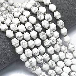 Natürliche Howlith Perlen Stränge&nbsp;G-K389-D20-01