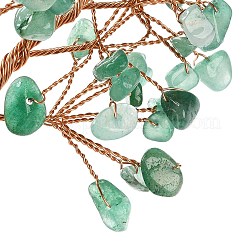 Chips d'aventurine verte naturelle décorations d'arbre de vie&nbsp;DJEW-C016-02N
