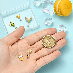 5 pendentif en laiton émaillé de 5 styles&nbsp;KK-CJ0005-66