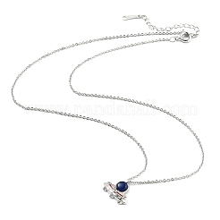 Collane ciondolo in ottone&nbsp;NJEW-B0002-02P