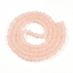 Chapelet de perles en verre baking paint&nbsp;DGLA-N007-01D