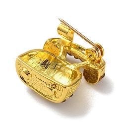 Mode goldene Zinklegierung Emaille Pins&nbsp;LS-JEWB-D068-01G-06