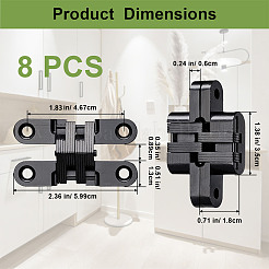 Bisagras ocultas de acero inoxidable&nbsp;FIND-WH0366-496EB-02